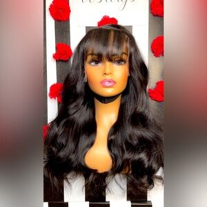 20 inch bang HD lace frontal wig